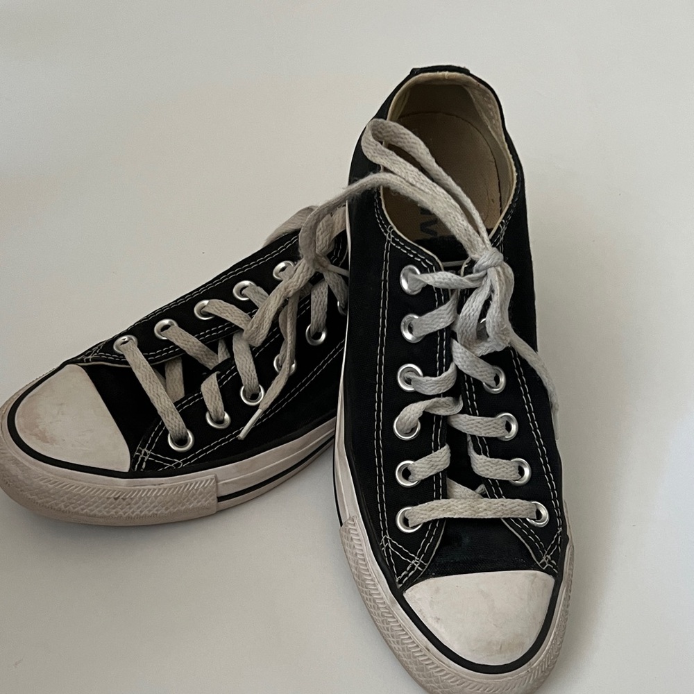 Converse Black and White All Star Sneakers